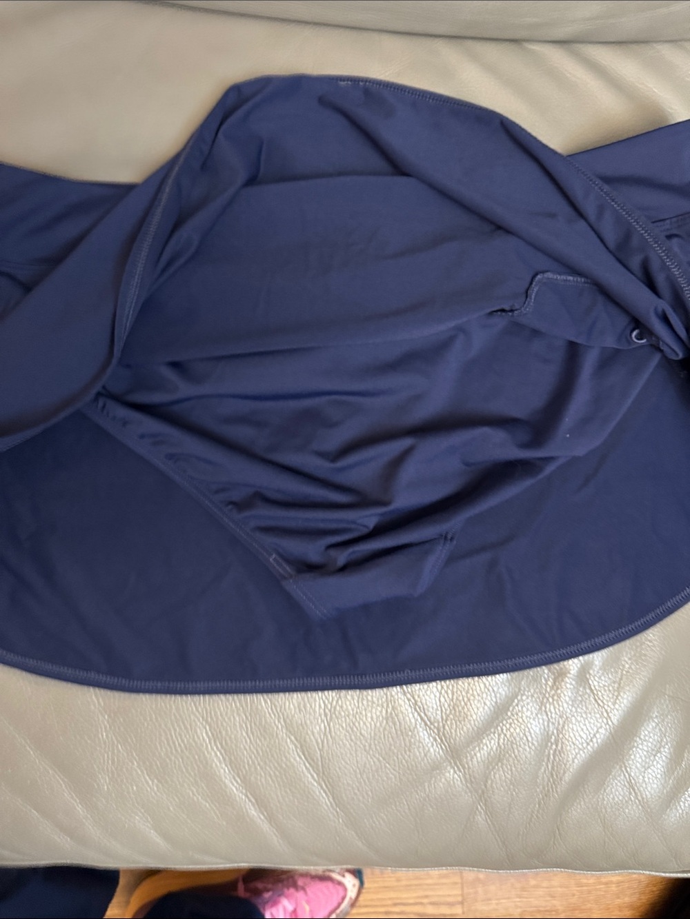 Athleta Navy Blue Swim Skirt size XL - Picture 7 of 7